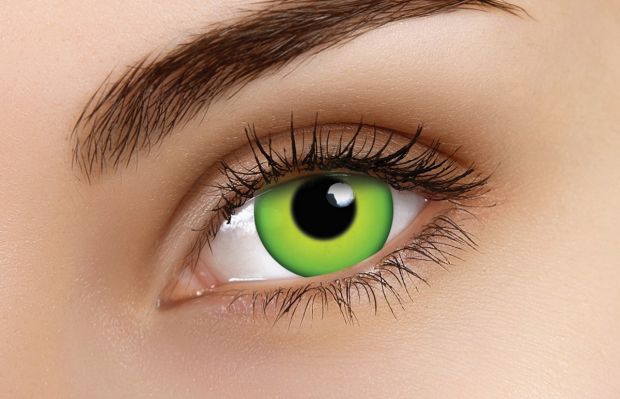 Hulk Green Coloured Contacts